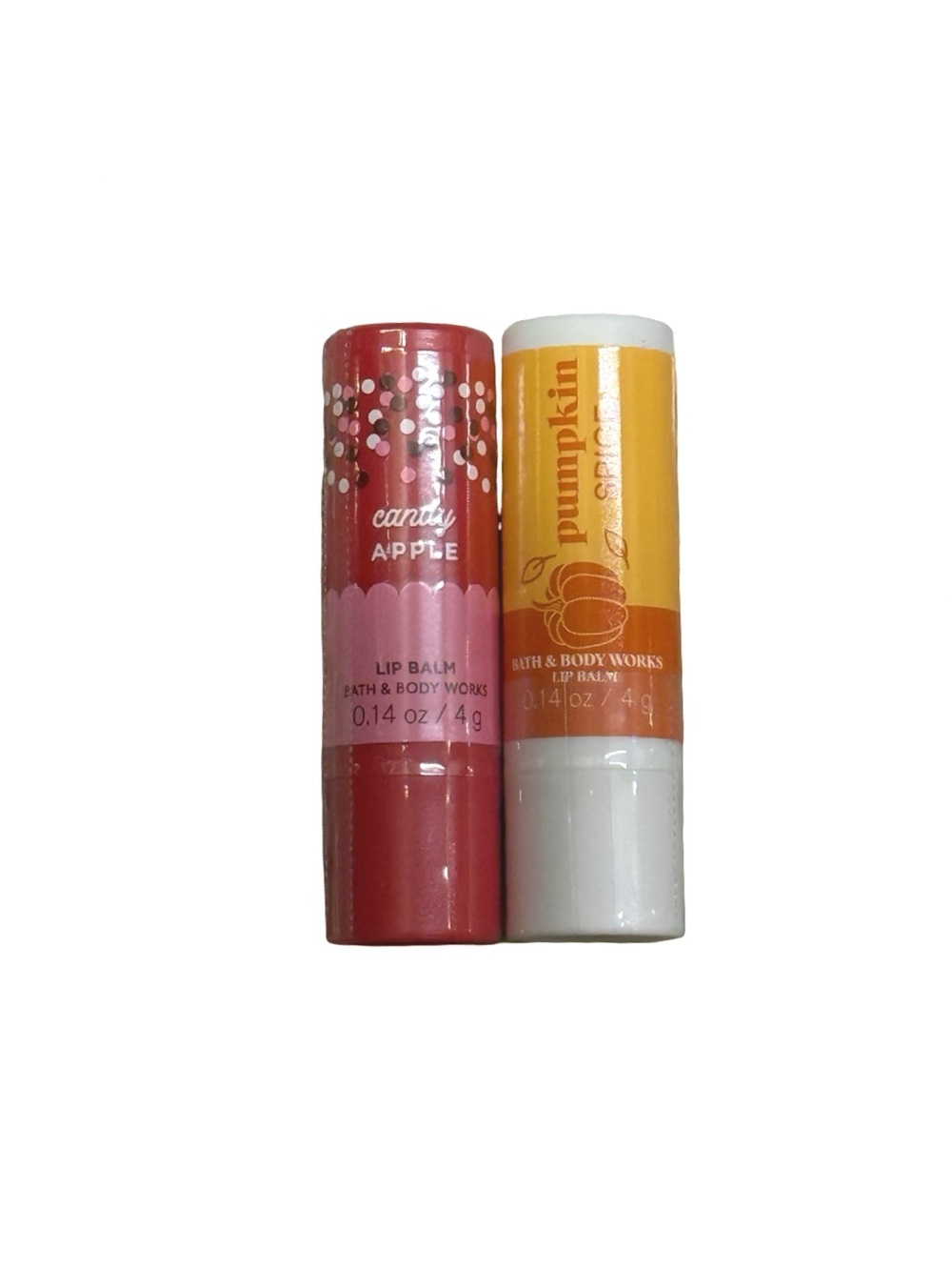 Candy Apple Lip Balm and Pumpkin Spice Lip Balm Set
